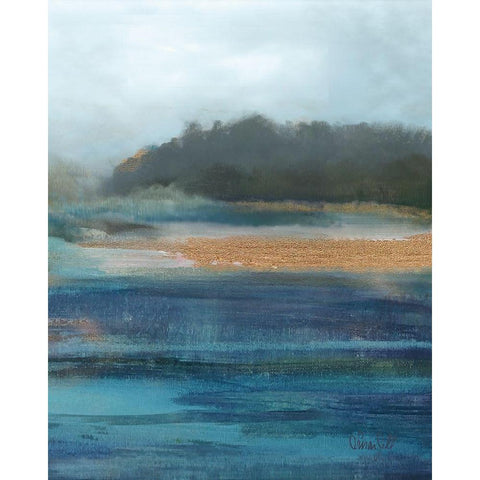 Cold Spring - Detail Gold Ornate Wood Framed Art Print with Double Matting by Jill, Susan