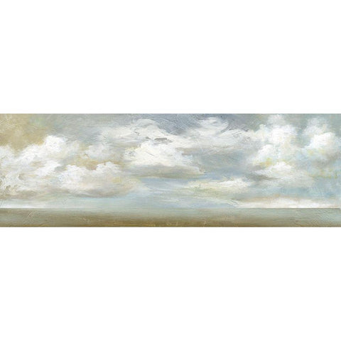 Cloudscape Vista III Black Modern Wood Framed Art Print by Nan