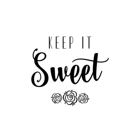 Keep It Sweet Gold Ornate Wood Framed Art Print with Double Matting by Murray, Amanda