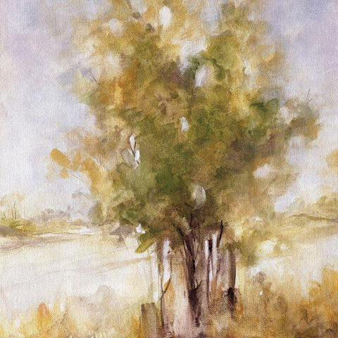 Gentle Groves I Gold Ornate Wood Framed Art Print with Double Matting by Robinson, Carol