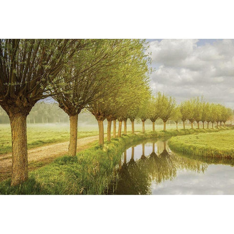 Holland Black Modern Wood Framed Art Print by Van de Goor, Lars