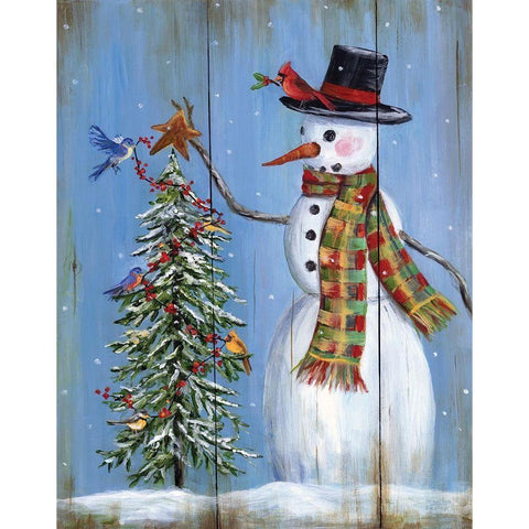 Tis The Season Black Modern Wood Framed Art Print by Dunlap, Marilyn