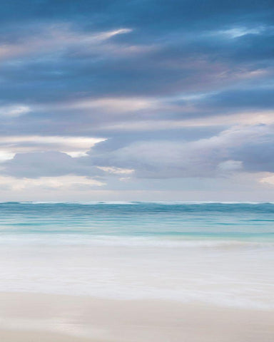 Bavaro Beach at Black Ornate Wood Framed Art Print with Double Matting by Delimont, Danita