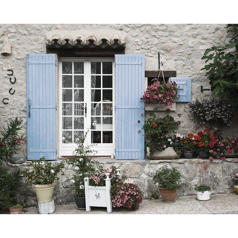 Saint Leger du Black Modern Wood Framed Art Print with Double Matting by Delimont, Danita