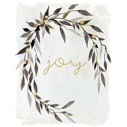 Simple Joy Black Modern Wood Framed Art Print with Double Matting by Robinson, Carol