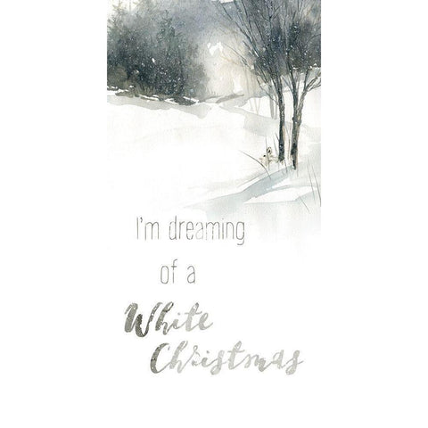 Dreamy White White Modern Wood Framed Art Print by Robinson, Carol