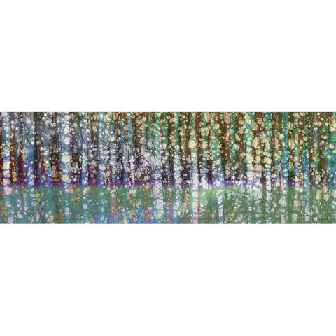 Birch Betik Black Modern Wood Framed Art Print with Double Matting by Butler, John
