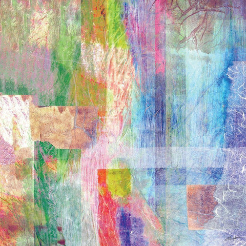 Color Jam II Black Modern Wood Framed Art Print by Butler, John