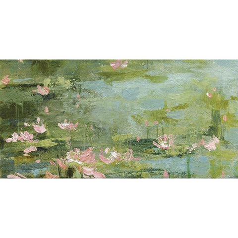 Celadon Black Modern Wood Framed Art Print by Robinson, Carol