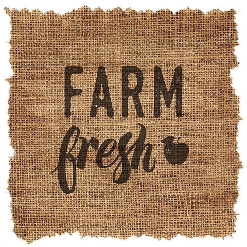 Farm Fresh Black Ornate Wood Framed Art Print with Double Matting by Murray, Amanda