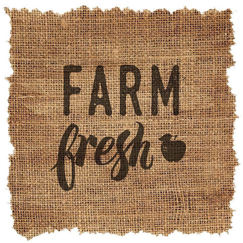 Farm Fresh Black Modern Wood Framed Art Print by Murray, Amanda