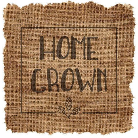 Home Grown Black Ornate Wood Framed Art Print with Double Matting by Murray, Amanda
