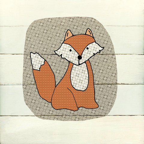 Woodland Black Modern Wood Framed Art Print with Double Matting by Robinson, Carol