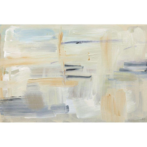 Mountain Air II White Modern Wood Framed Art Print by Jill, Susan