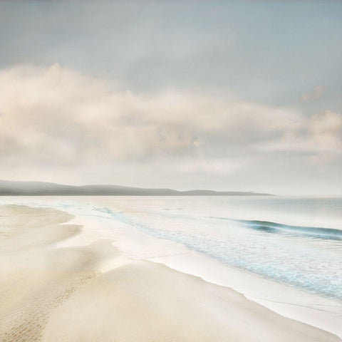 Cloud Coast White Modern Wood Framed Art Print by Delimont, Danita