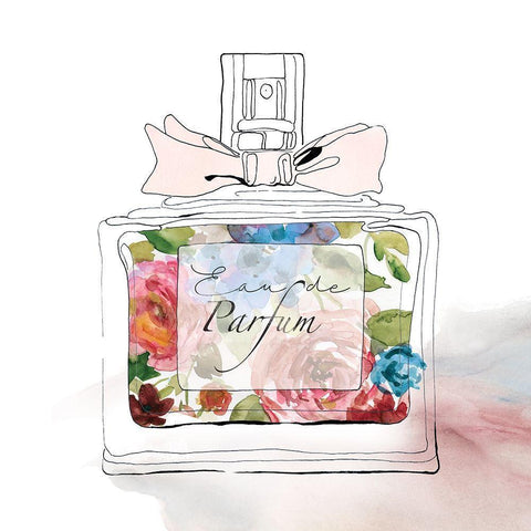 Chic Flower White Modern Wood Framed Art Print by Robinson, Carol