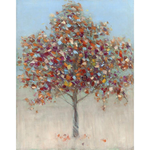 Confetti Tree Gold Ornate Wood Framed Art Print with Double Matting by Swatland, Sally