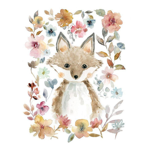 Flowers and White Modern Wood Framed Art Print by Robinson, Carol