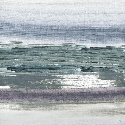 Sahara I Black Modern Wood Framed Art Print with Double Matting by Jill, Susan