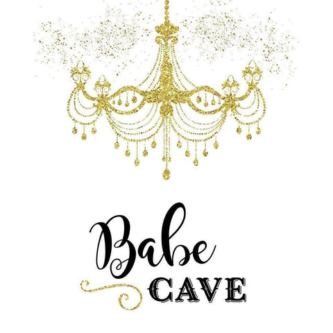 Babe Cave Gold Ornate Wood Framed Art Print with Double Matting by Murray, Amanda