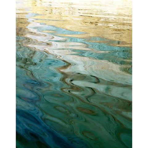 Ethereal Lake White Modern Wood Framed Art Print by Delimont, Danita