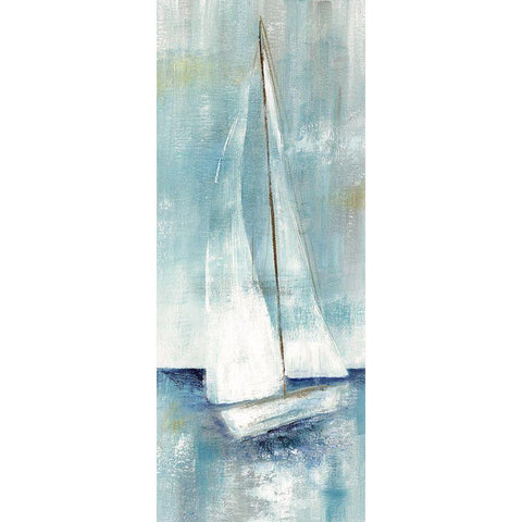 Simply Sailing II Gold Ornate Wood Framed Art Print with Double Matting by Nan