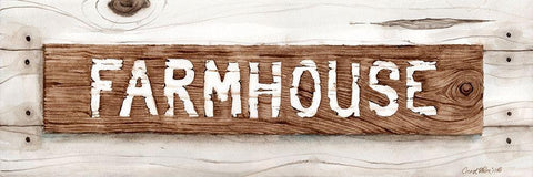 Rustic Farmhouse Black Ornate Wood Framed Art Print with Double Matting by Halm, Carol