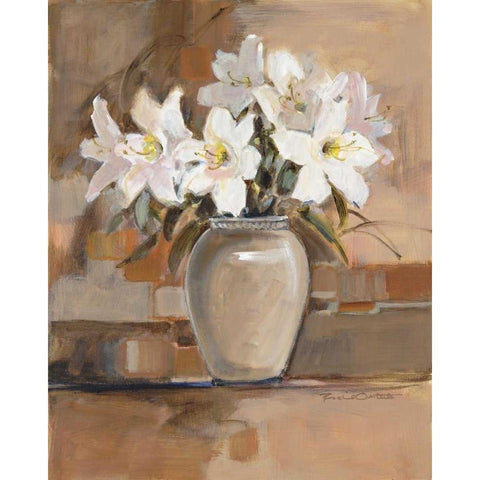 Fresh Accents II Gold Ornate Wood Framed Art Print with Double Matting by Oesterle, Roz