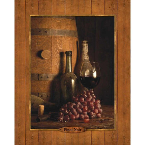 Vineyard Tour I White Modern Wood Framed Art Print by Dancause, Alain