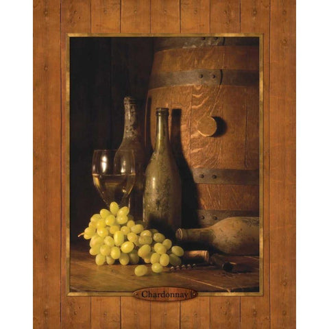 Vineyard Tour II Gold Ornate Wood Framed Art Print with Double Matting by Dancause, Alain