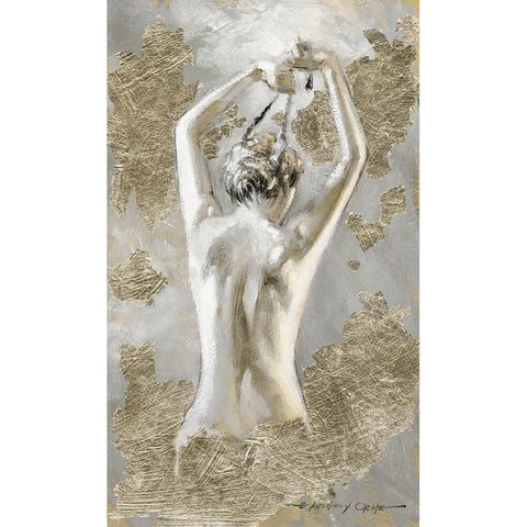 Intimate I White Modern Wood Framed Art Print by Orme, E. Anthony