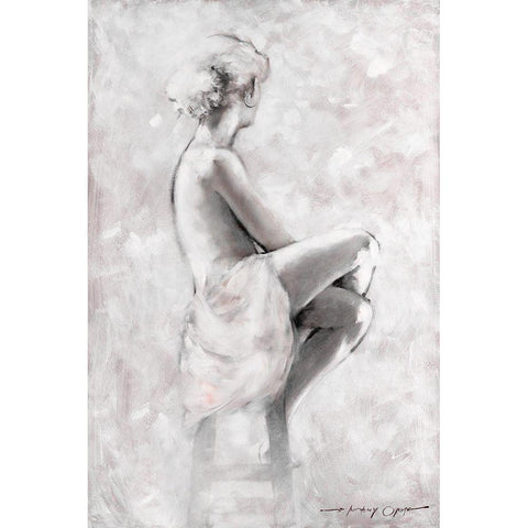 Soft Rhapsody I Black Modern Wood Framed Art Print by Orme, E. Anthony
