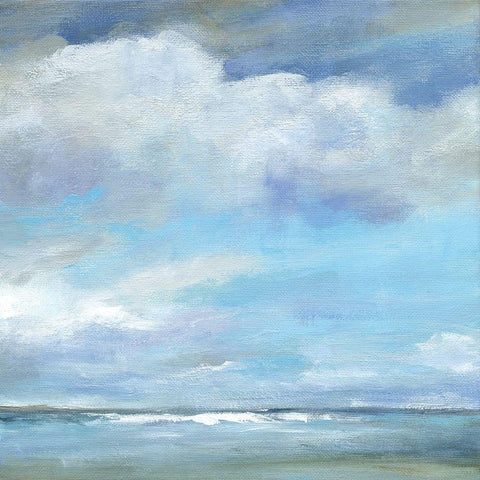 Sunset Shadows White Modern Wood Framed Art Print by Robinson, Carol