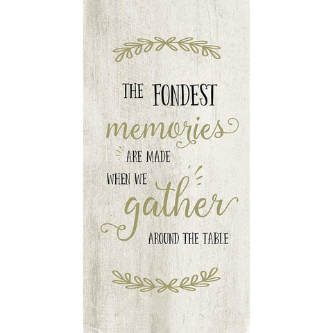 Memories Black Modern Wood Framed Art Print with Double Matting by CAD Designs