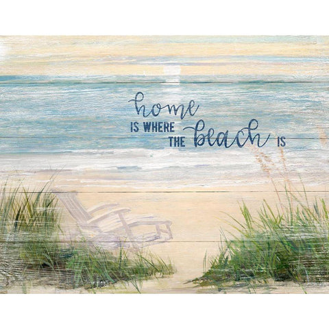 Home is Where Black Modern Wood Framed Art Print with Double Matting by Swatland, Sally