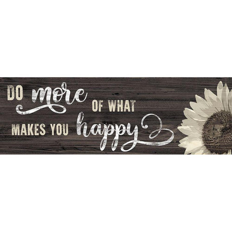 Makes You Happy Gold Ornate Wood Framed Art Print with Double Matting by Carpentieri, Natalie