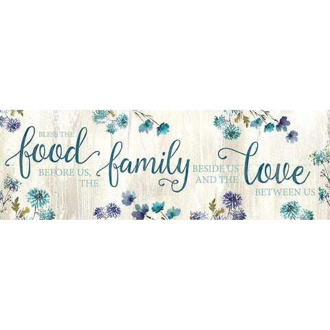 Food Family Love White Modern Wood Framed Art Print by Knutsen, Conrad