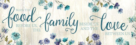 Food Family Love White Modern Wood Framed Art Print with Double Matting by Knutsen, Conrad