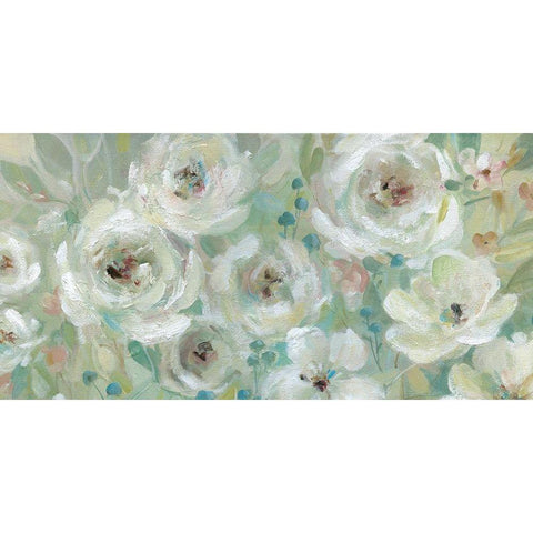 Pastel Symphony White Modern Wood Framed Art Print by Robinson, Carol