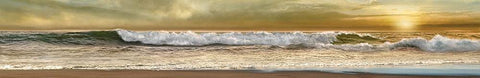 Home is Where the Beach Is White Modern Wood Framed Art Print with Double Matting by Calascibetta, Mike