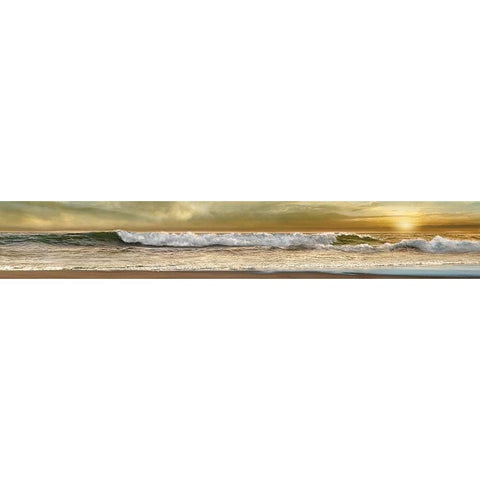 Home is Where the Beach Is Black Modern Wood Framed Art Print by Calascibetta, Mike