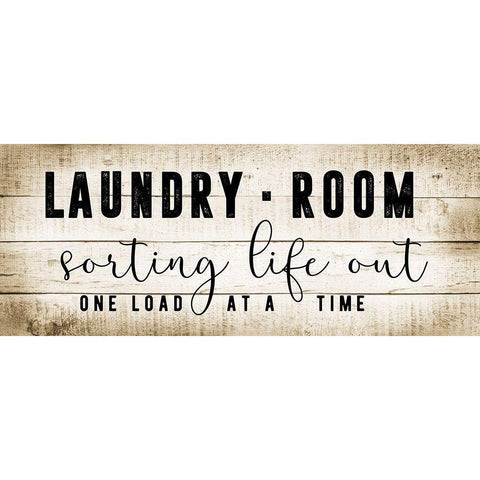 Laundry Room White Modern Wood Framed Art Print by CAD Designs