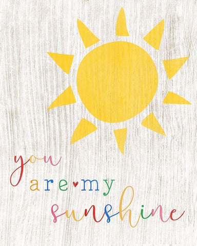 You are my Sunshine Black Ornate Wood Framed Art Print with Double Matting by CAD Designs