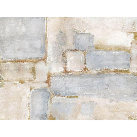 Terrazza II Black Modern Wood Framed Art Print by Pattinian, Merri