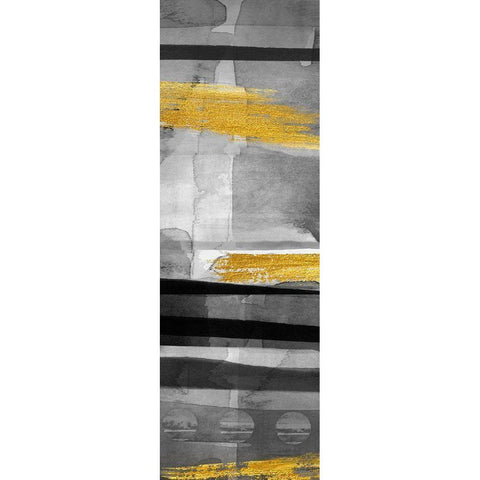 Layers of Time I Black Modern Wood Framed Art Print by Jill, Susan