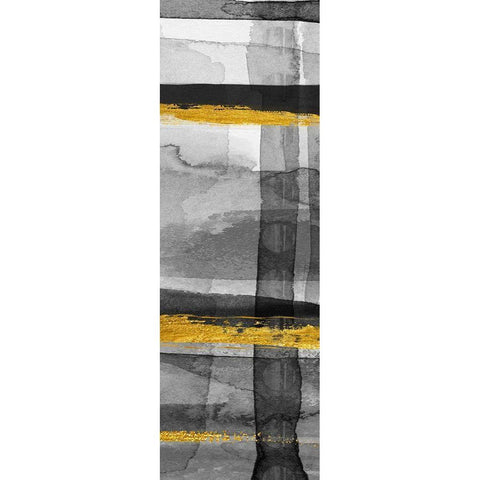 Layers of Time II Black Modern Wood Framed Art Print by Jill, Susan