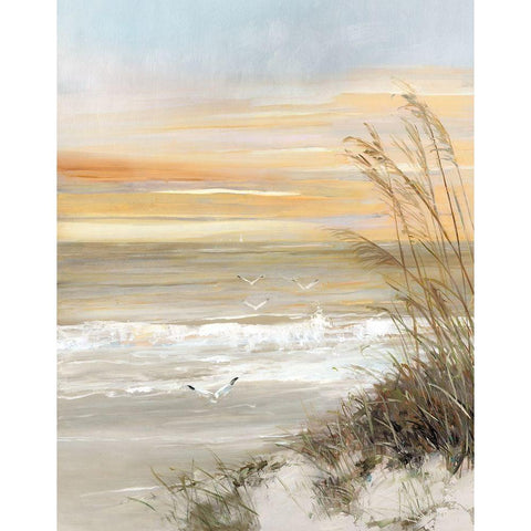 Summer Solstice White Modern Wood Framed Art Print by Swatland, Sally