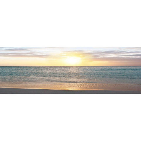 Sunset Reflection Black Modern Wood Framed Art Print by Carpentieri, Natalie