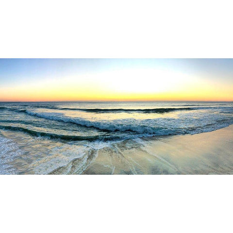 West End Sunrise Gold Ornate Wood Framed Art Print with Double Matting by Carpentieri, Natalie