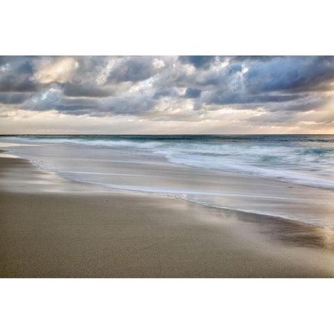 La Jolla Sunset Black Modern Wood Framed Art Print by Collins, Ann